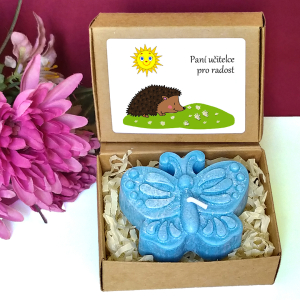 JEŽEK - motýl pro učitelku ve školce