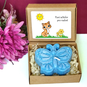 KOČIČKA - motýl pro učitelku ve školce