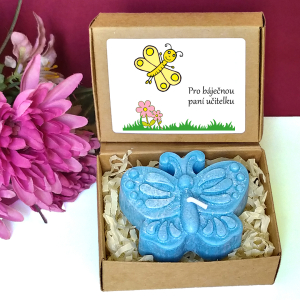 MOTÝLEK ŽLUTÝ - motýl pro učitelku ve školce
