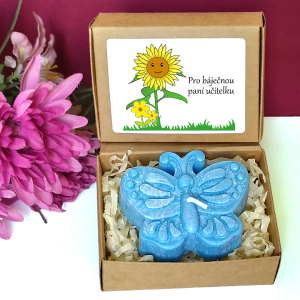 SLUNEČNICE - motýl pro učitelku ve školce