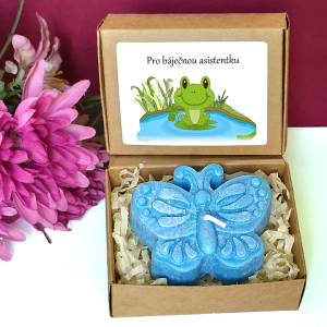 ŽÁBA - motýl pro učitelku ve školce