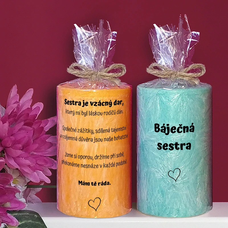 PRO SESTRU - palmová svíčka