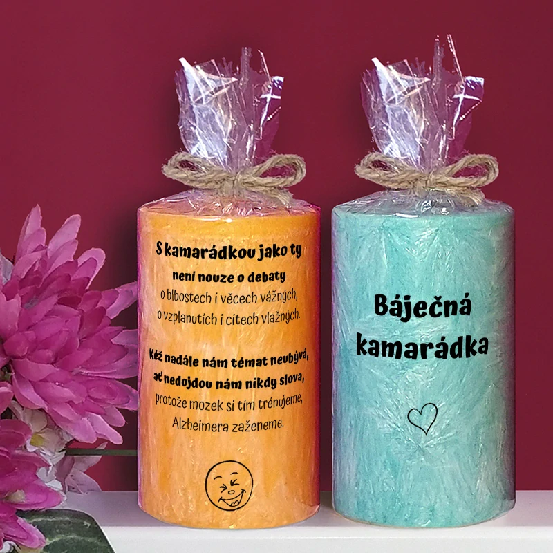 PRO KAMARÁDKU - palmová svíčka