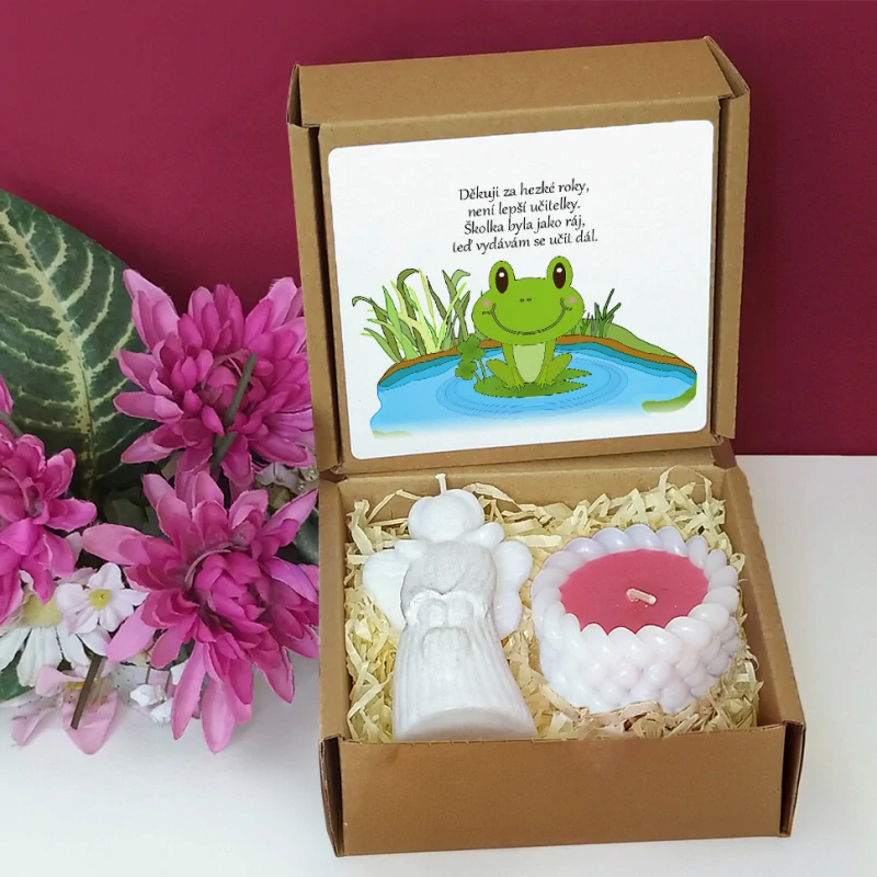 ŽÁBA - andělský set nejen pro paní učitelku