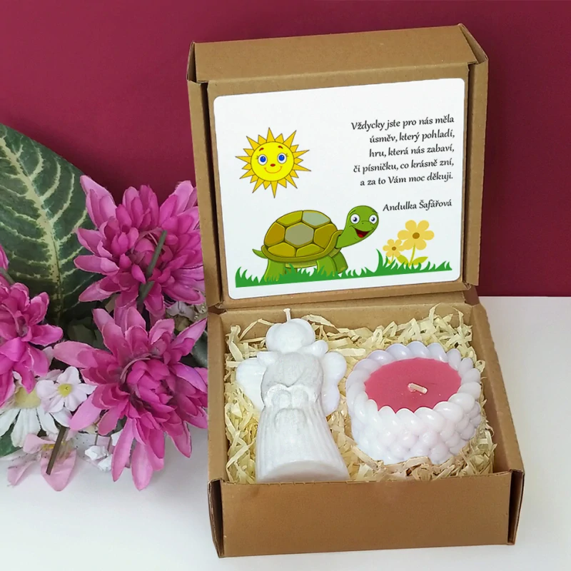 ŽELVA - andělský set nejen pro paní učitelku