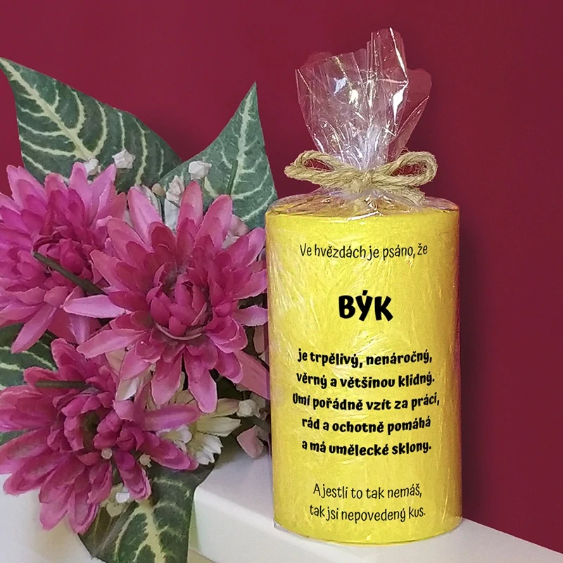 BÝK - palmová svíčka