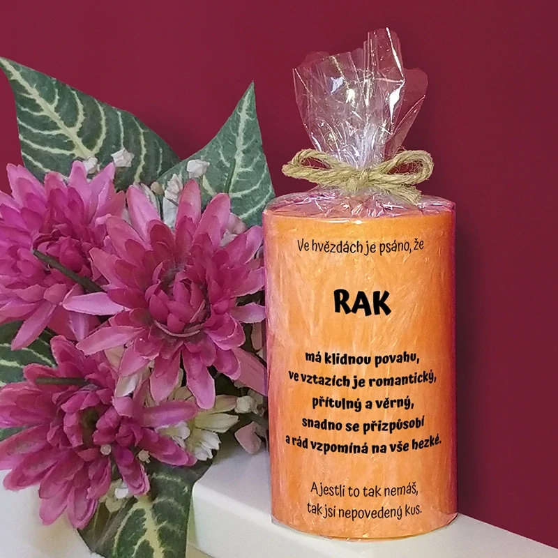 RAK - palmová svíčka