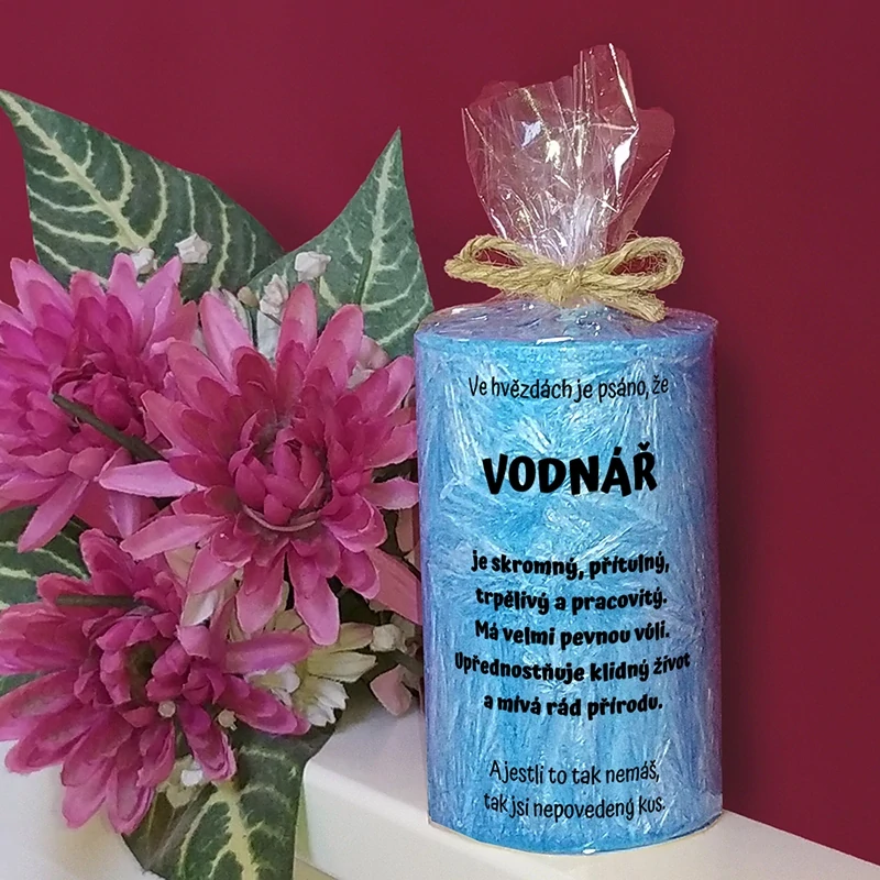 VODNÁŘ - palmová svíčka