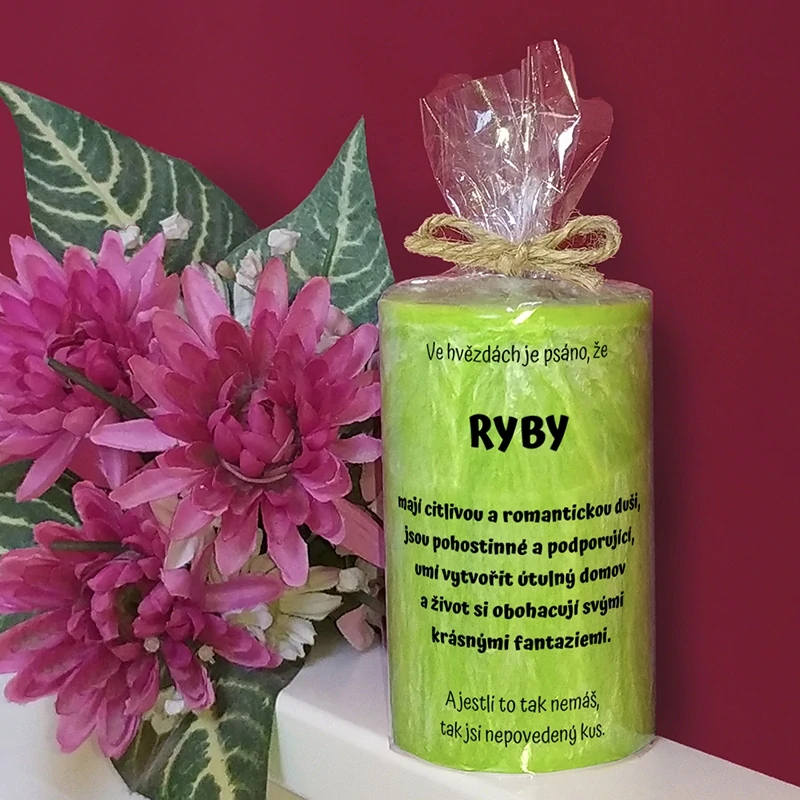 RYBY - palmová svíčka