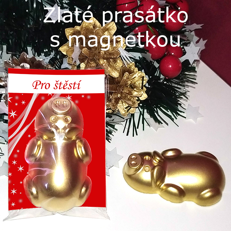 Zlaté prasátko PRO ŠTĚSTÍ