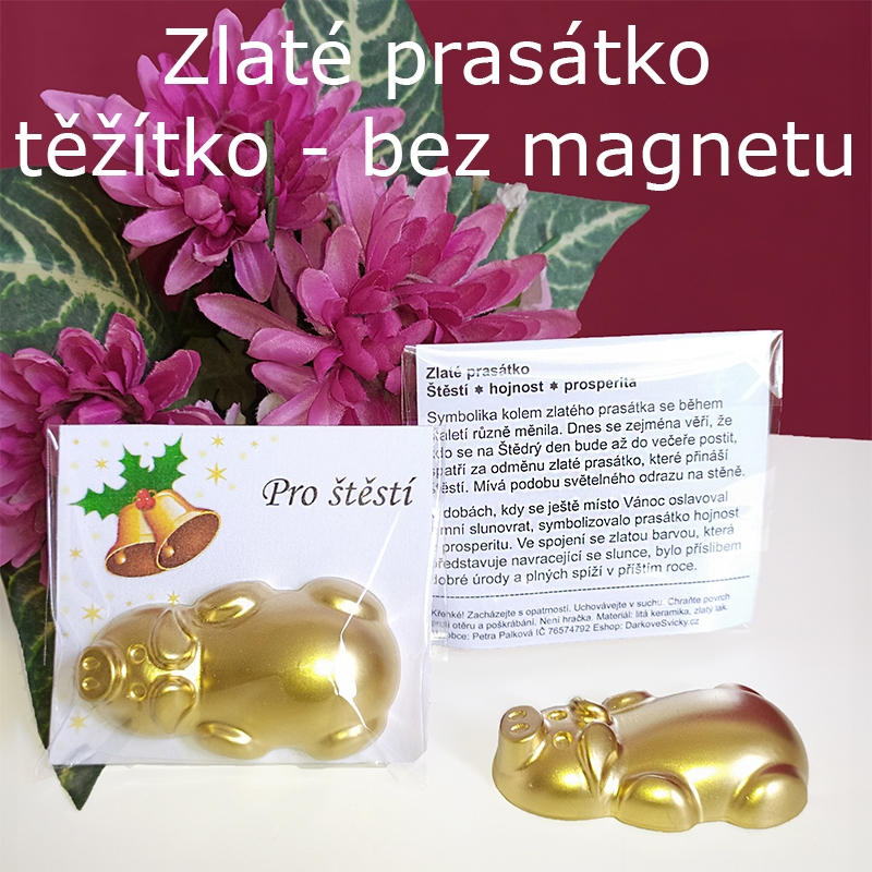 Zlaté prasátko PRO ŠTĚSTÍ