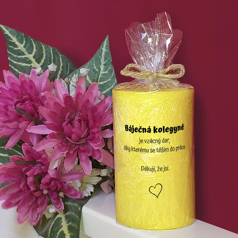PRO KOLEGYNI - palmová svíčka