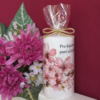 Svíčka pro učitelku - SAKURA