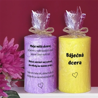 PRO DCERU - palmová svíčka
