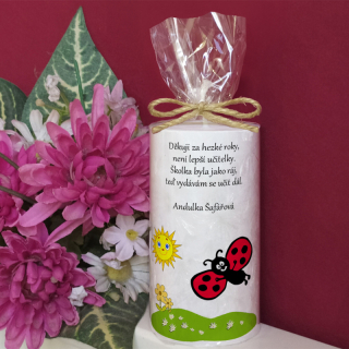 BERUŠKA I.  - palmová svíčka pro učitelku ze školky