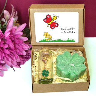 MOTÝLEK ČERVENÝ - čtyřlístky pro štěstí